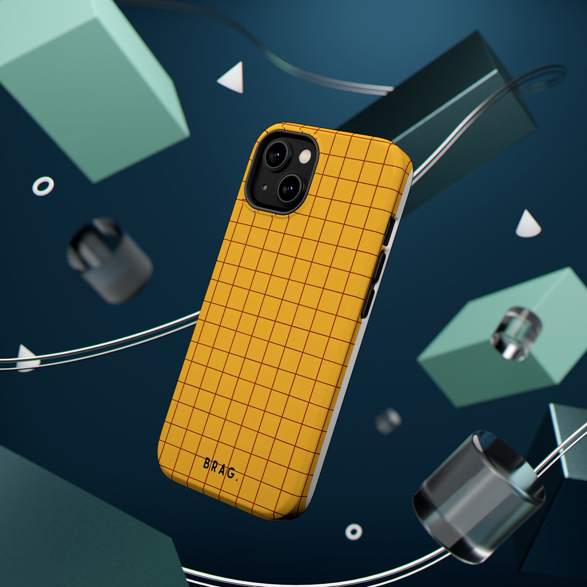 Cheese Grid Magnetic Impact-Resistant Phone Case