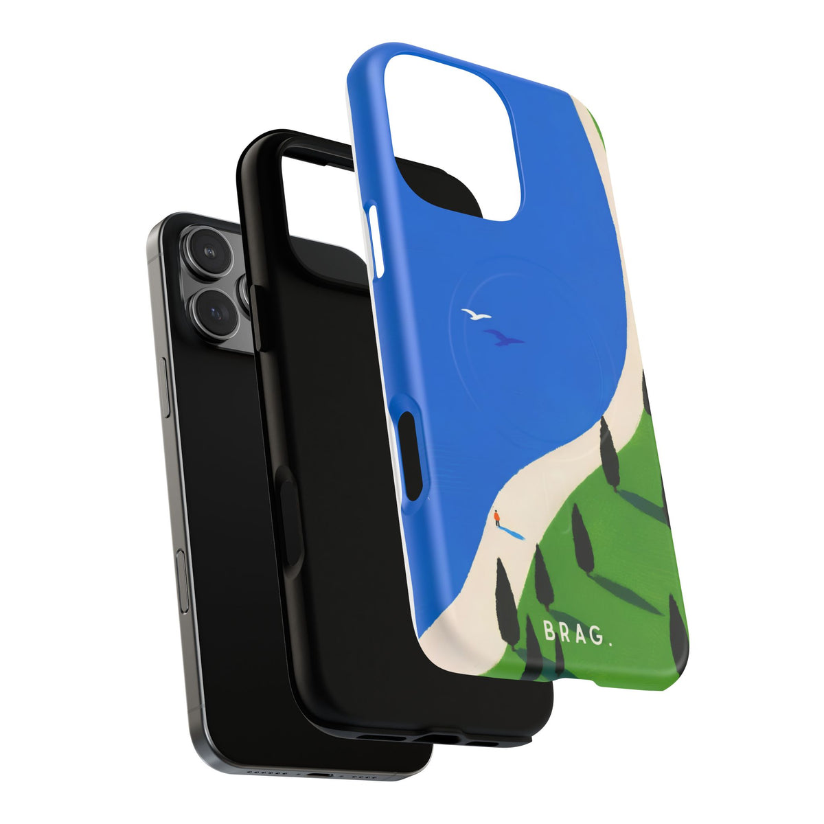 Blue Escape MagSafe Tough Phone Case — Magnetic Protective Cover