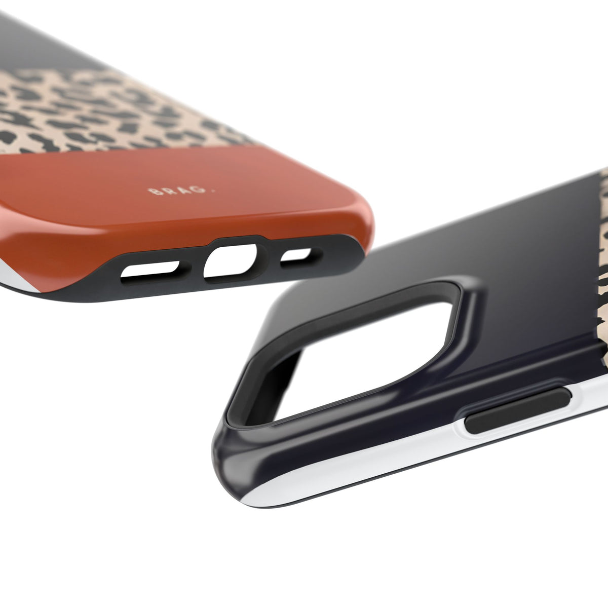 Leopard Block Magnetic Impact-Resistant Phone Case