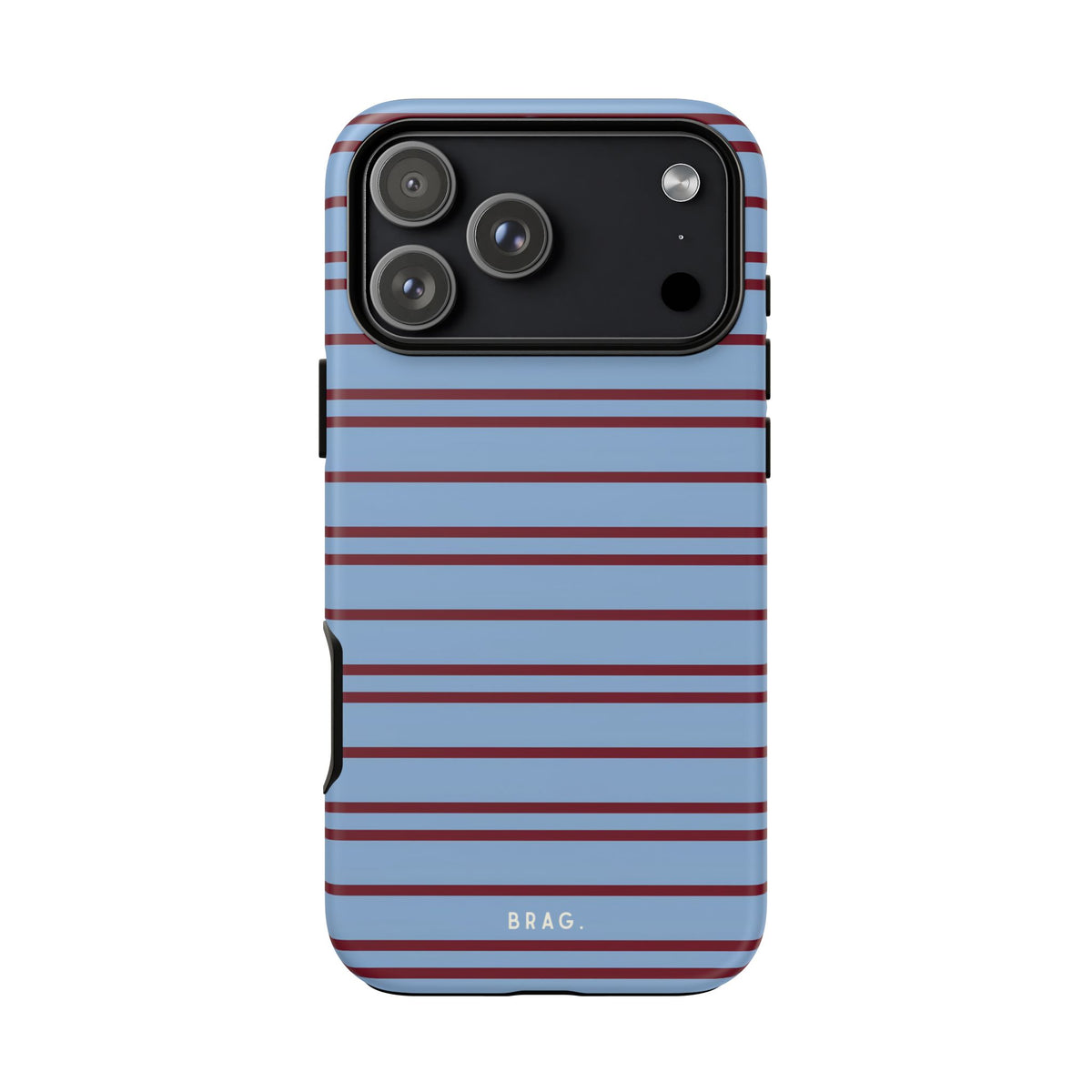 Nautical Stripe Tough Phone Case – Shockproof Protective iPhone Cover