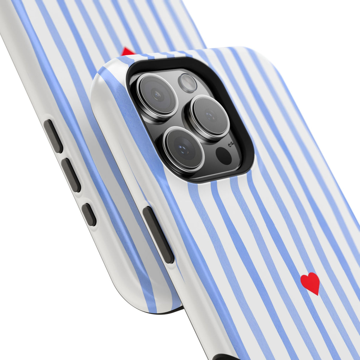 Blue Heart Magnetic Impact-Resistant Phone Case