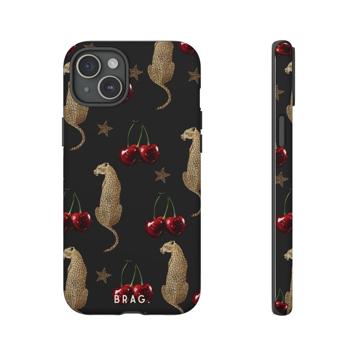 Wild Cherry Tough Phone Case – Shockproof Protective iPhone Cover