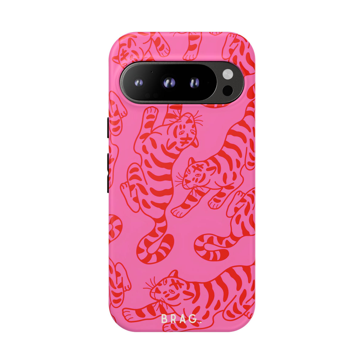 Tiger Lily Tough Phone Case – Shockproof Protective iPhone Cover