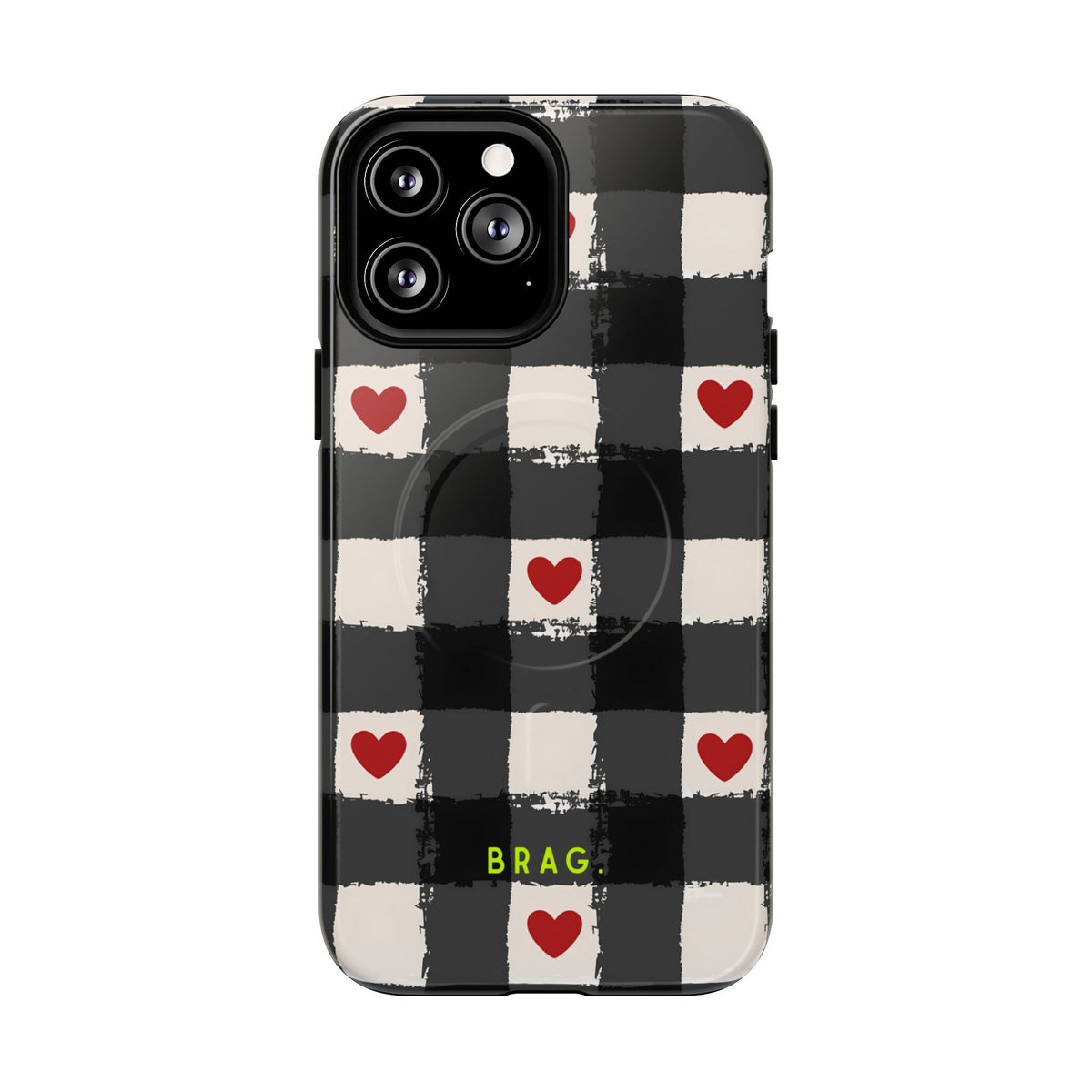 Lucky Heart MagSafe Tough Phone Case — Magnetic Protective Cover