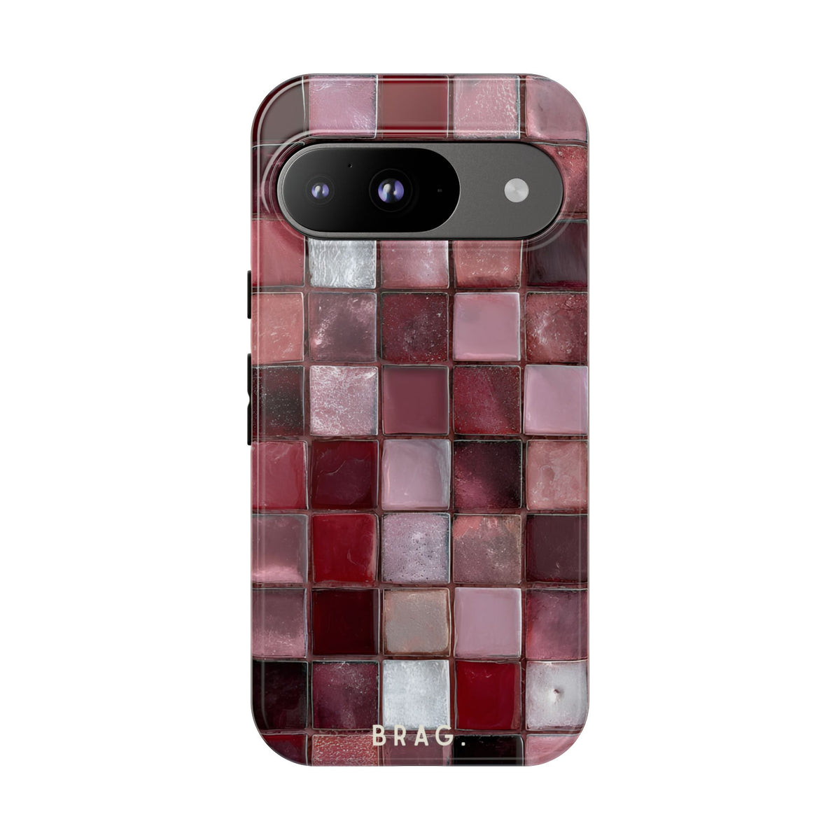 Cherry Tile Tough Phone Case – Shockproof Protective iPhone Cover