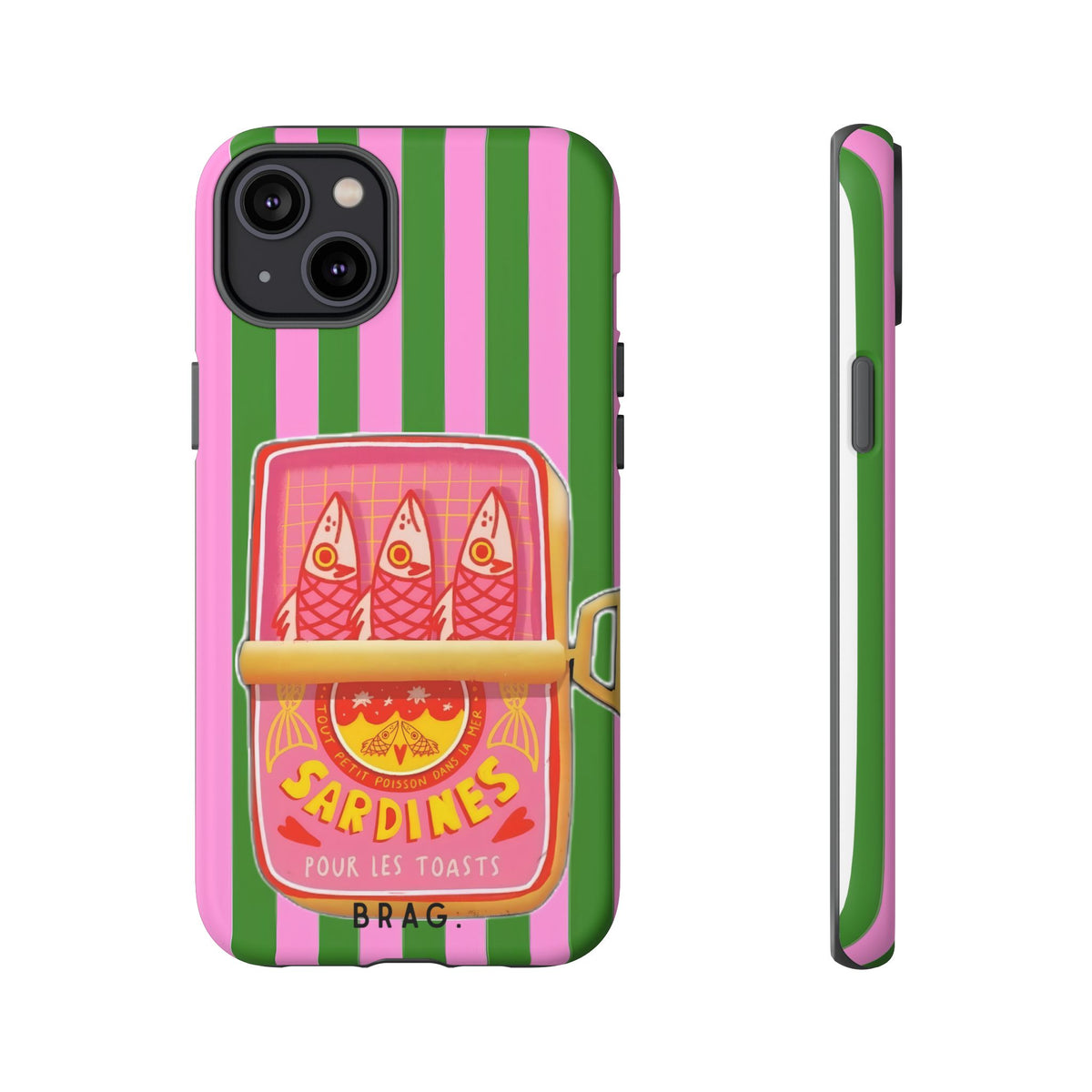 Tinned Pink Tough Phone Case – Shockproof Protective iPhone Cover