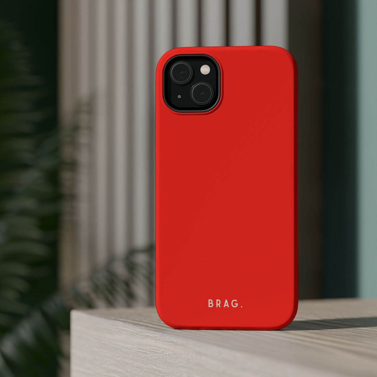 Brag Red Magnetic Impact-Resistant Phone Case