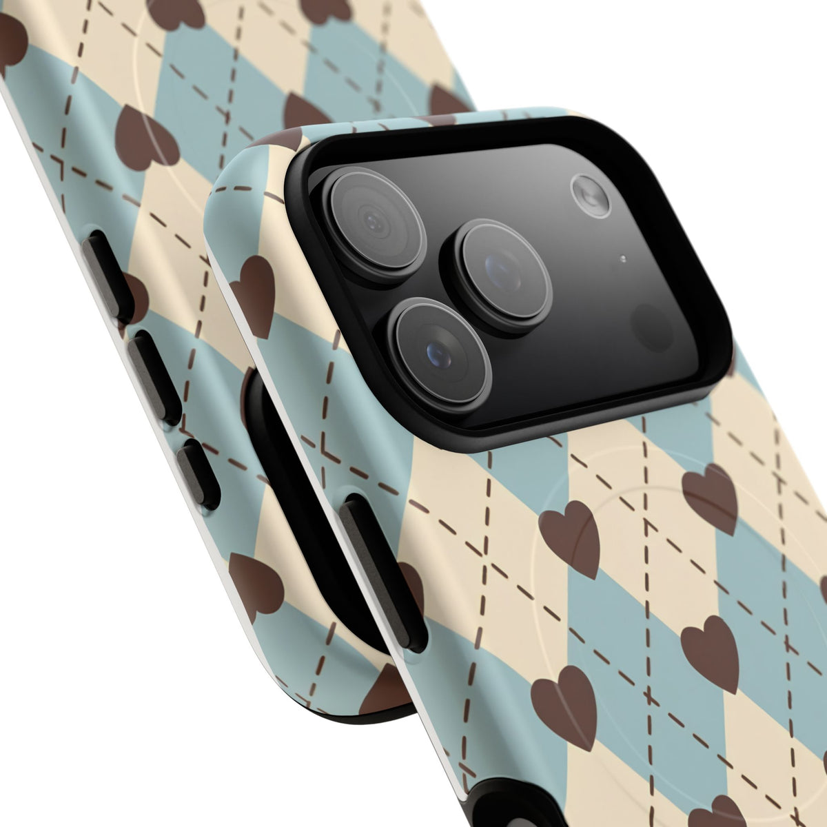 Sweetheart Plaid MagSafe Tough Phone Case — Magnetic Protective Cover
