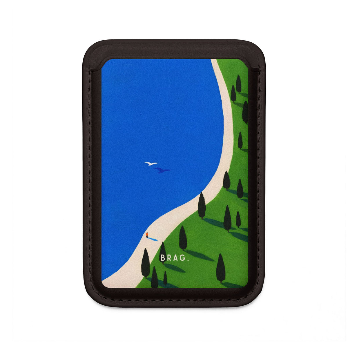 Blue Escape MagSafe Vegan Wallet — Slim Phone Card Holder