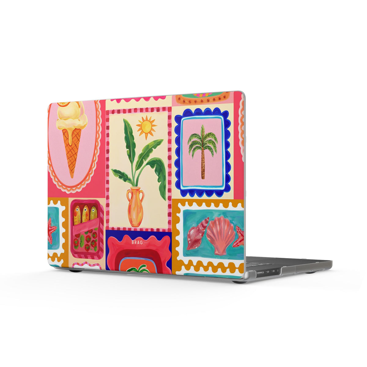 Postcard Matte MacBook Case — Slim Protective Laptop Cover
