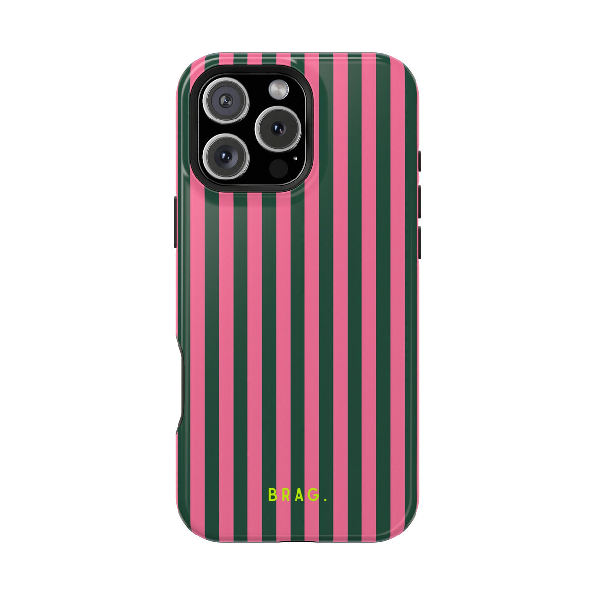 Flamingo Stripe Magnetic Impact-Resistant Phone Case