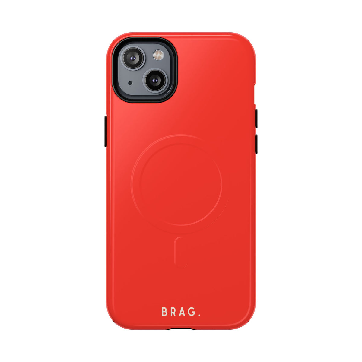 Brag Red MagSafe Tough Phone Case — Magnetic Protective Cover