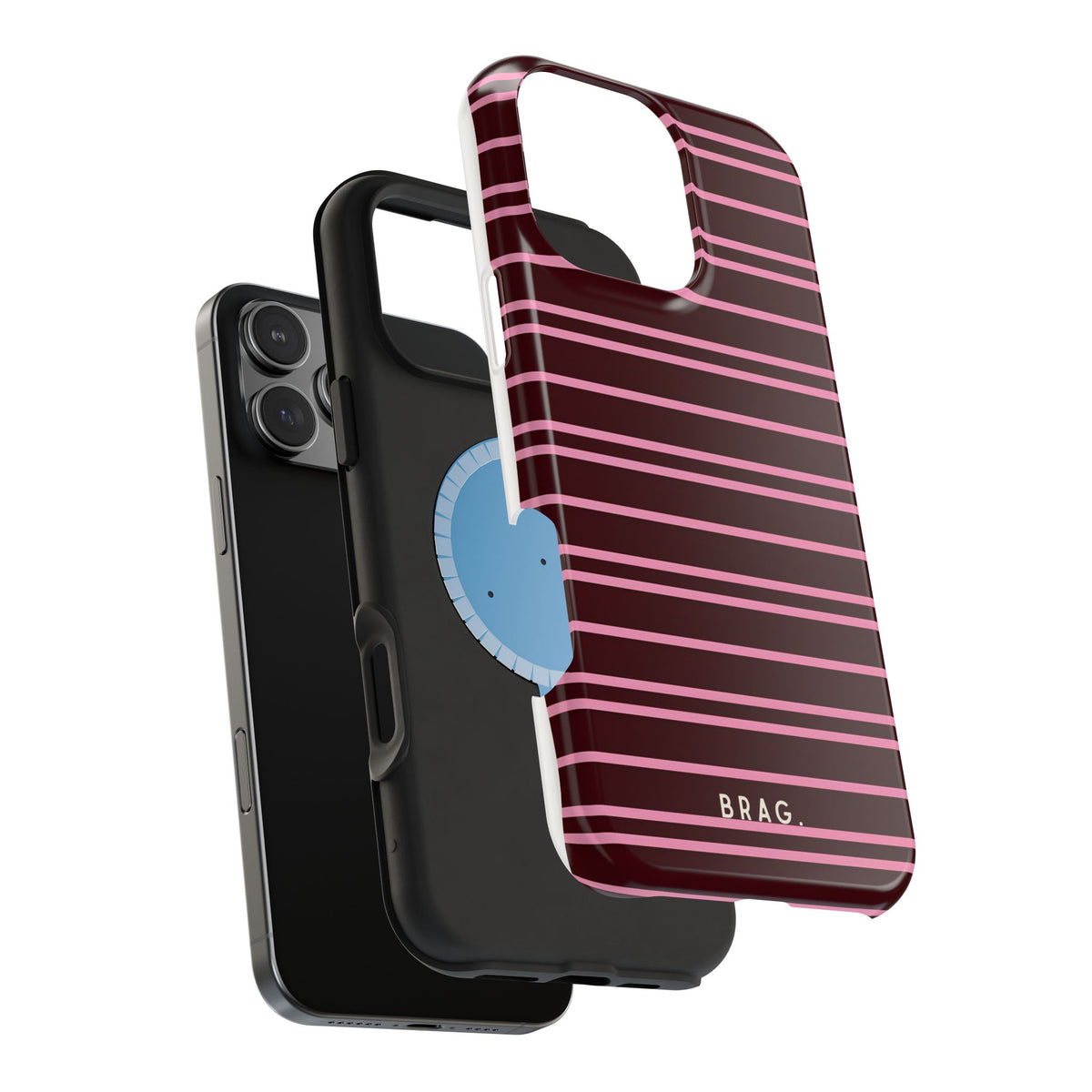 Secret Stripe Magnetic Impact-Resistant Phone Case