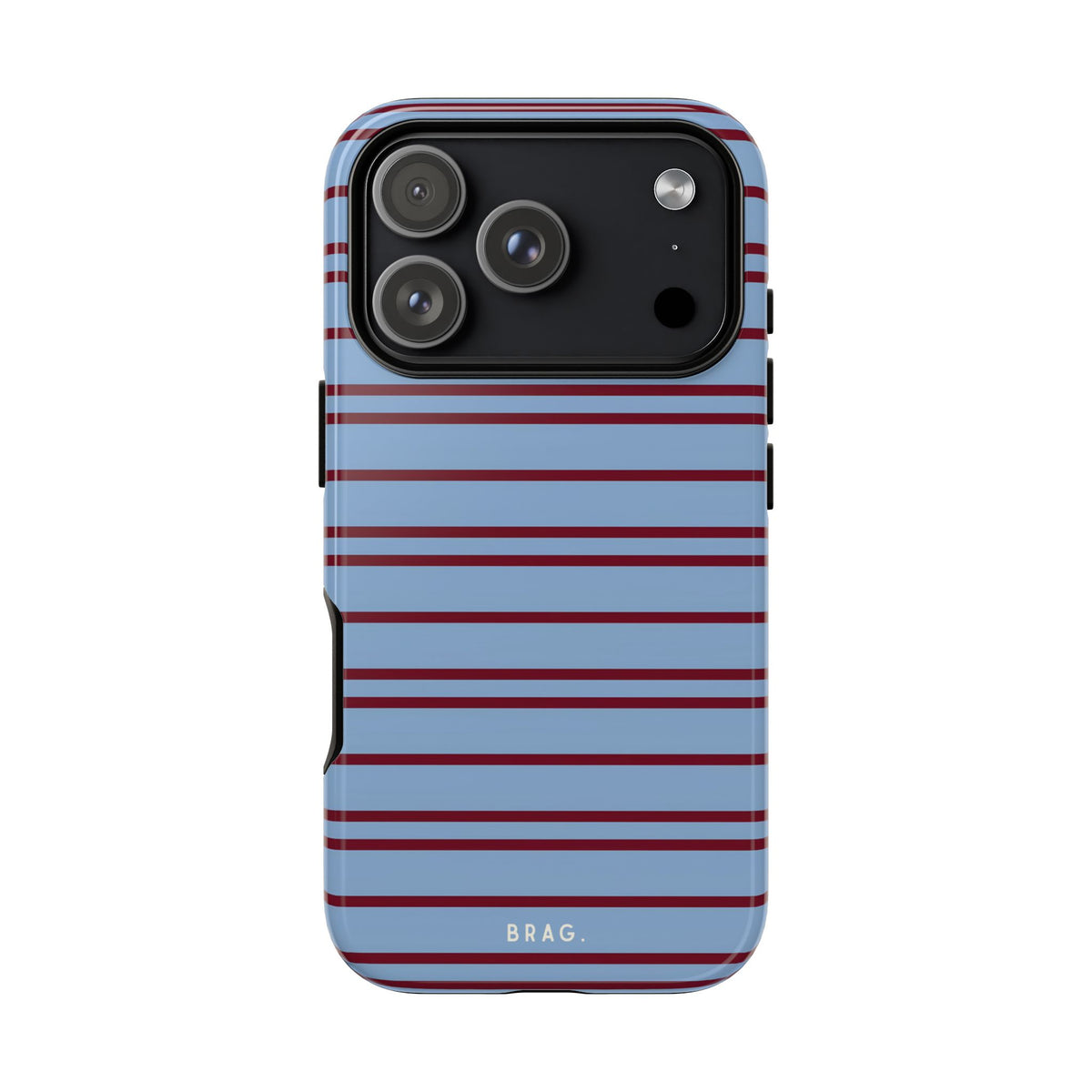 Nautical Stripe Tough Phone Case – Shockproof Protective iPhone Cover