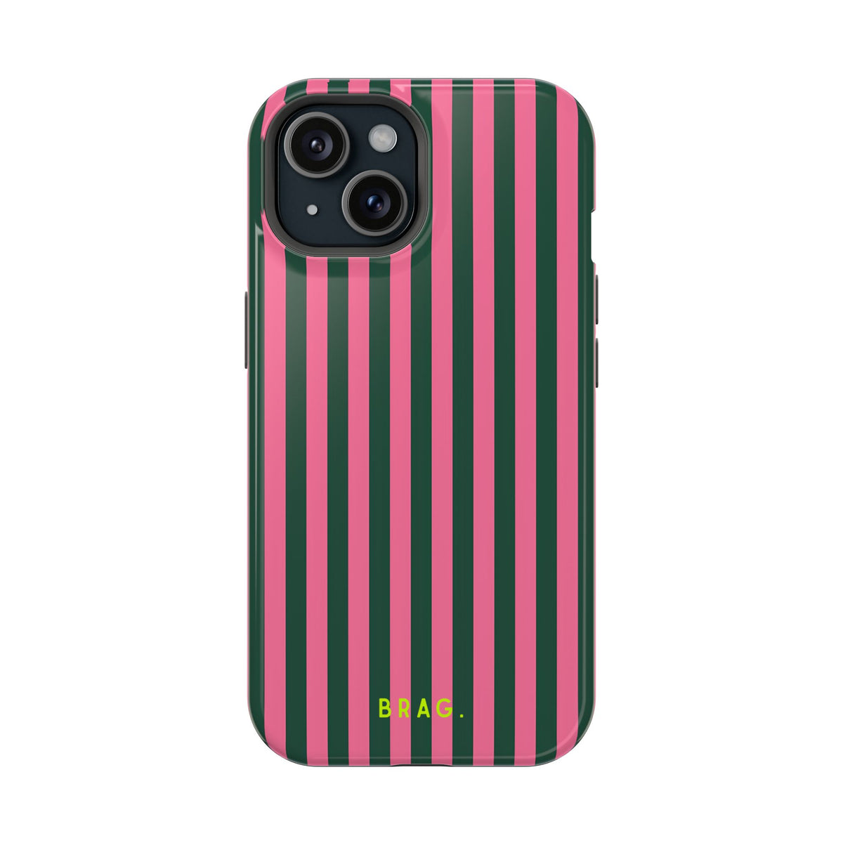 Flamingo Stripe Magnetic Impact-Resistant Phone Case