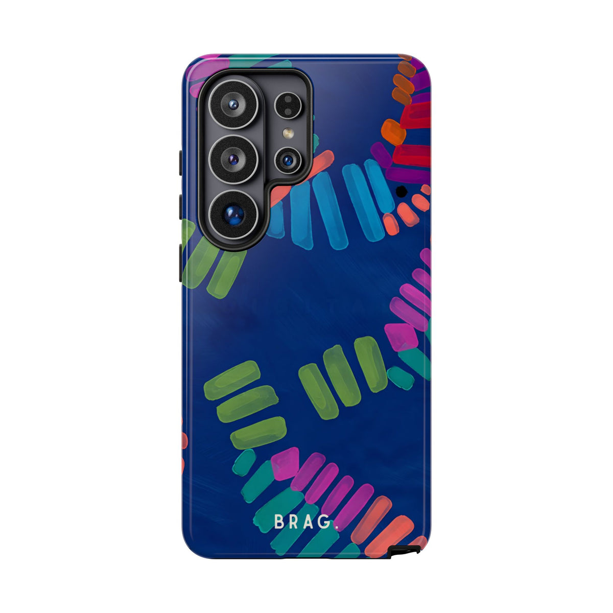 Blue Palm Tough Phone Case – Shockproof Protective iPhone Cover