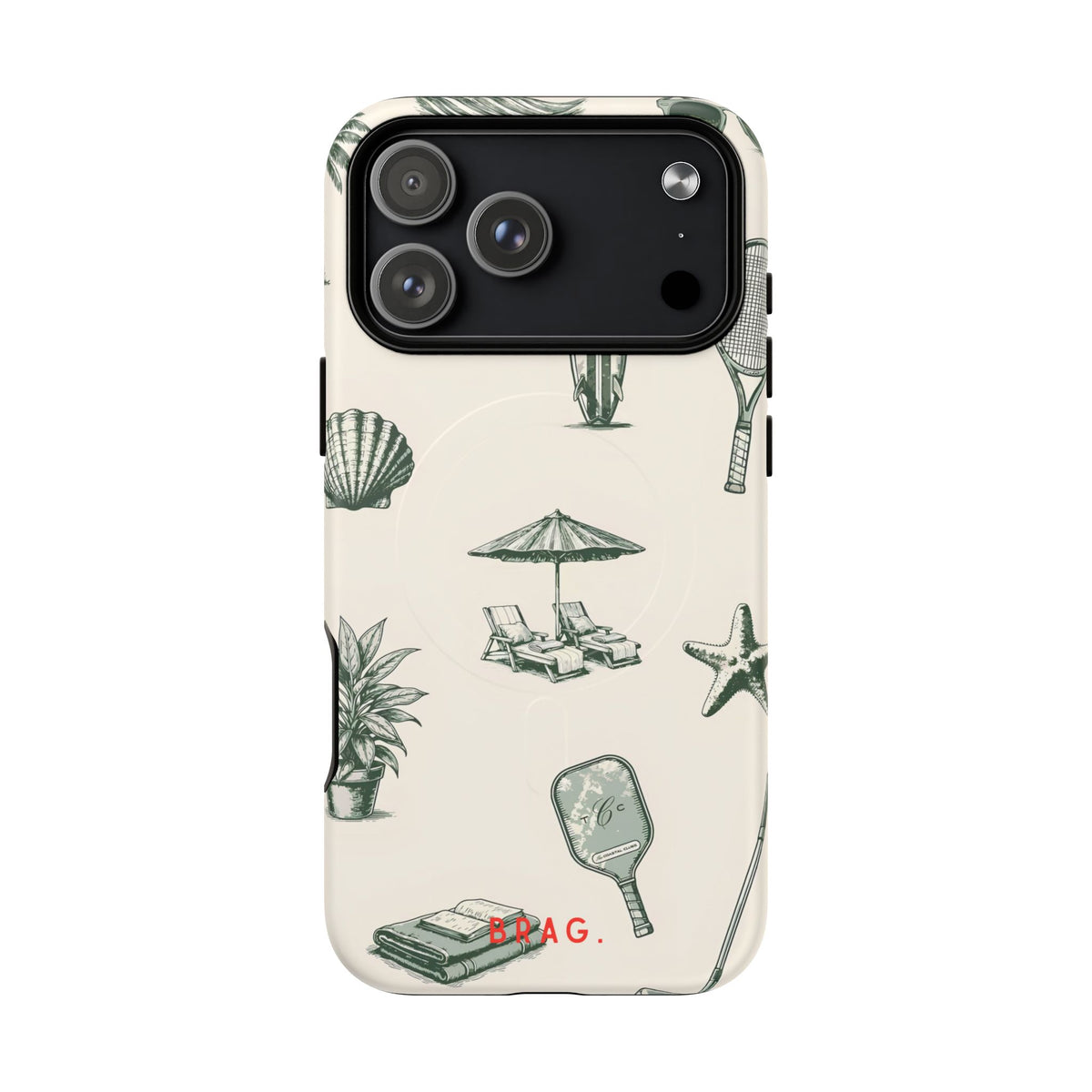 Beach Club MagSafe Tough Phone Case — Magnetic Protective Cover