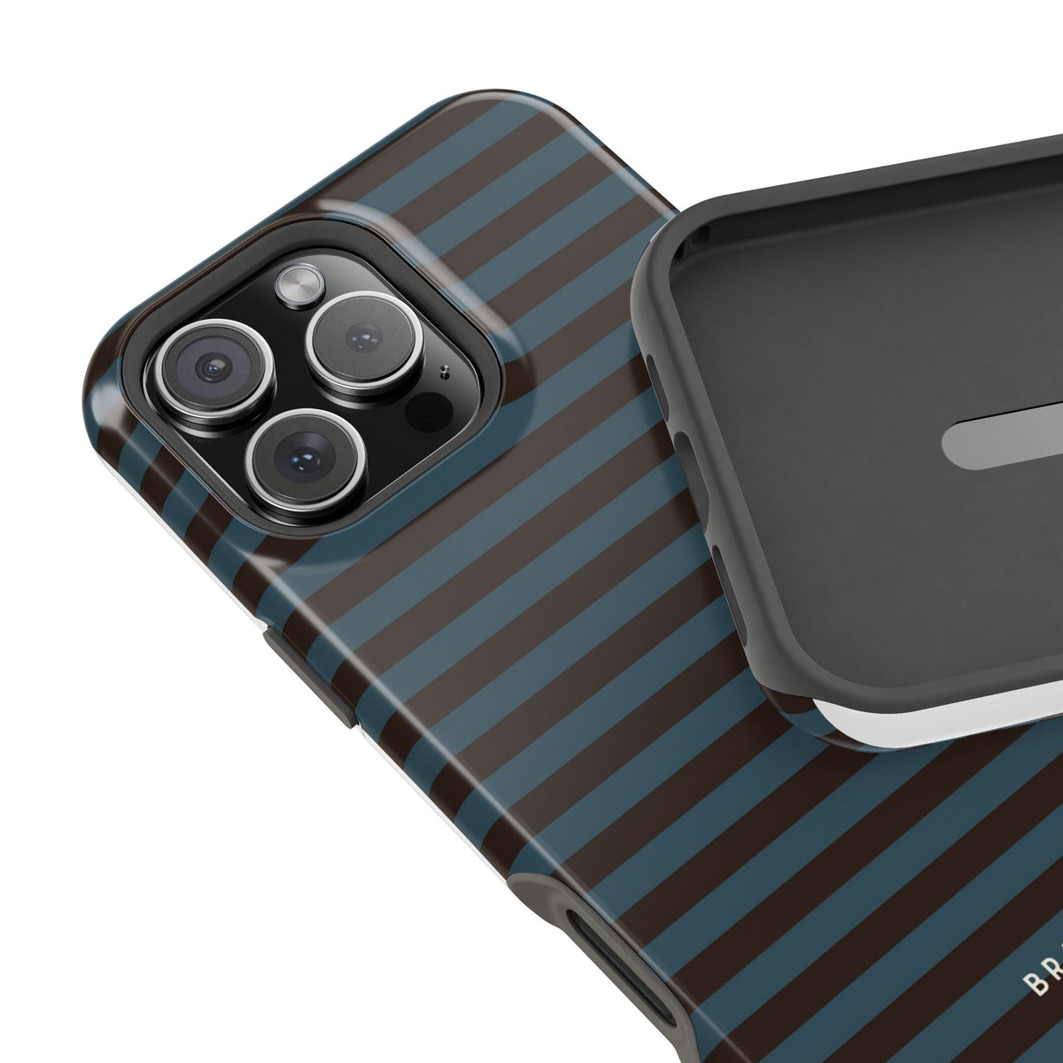 Seaside Stripe Magnetic Impact-Resistant Phone Case
