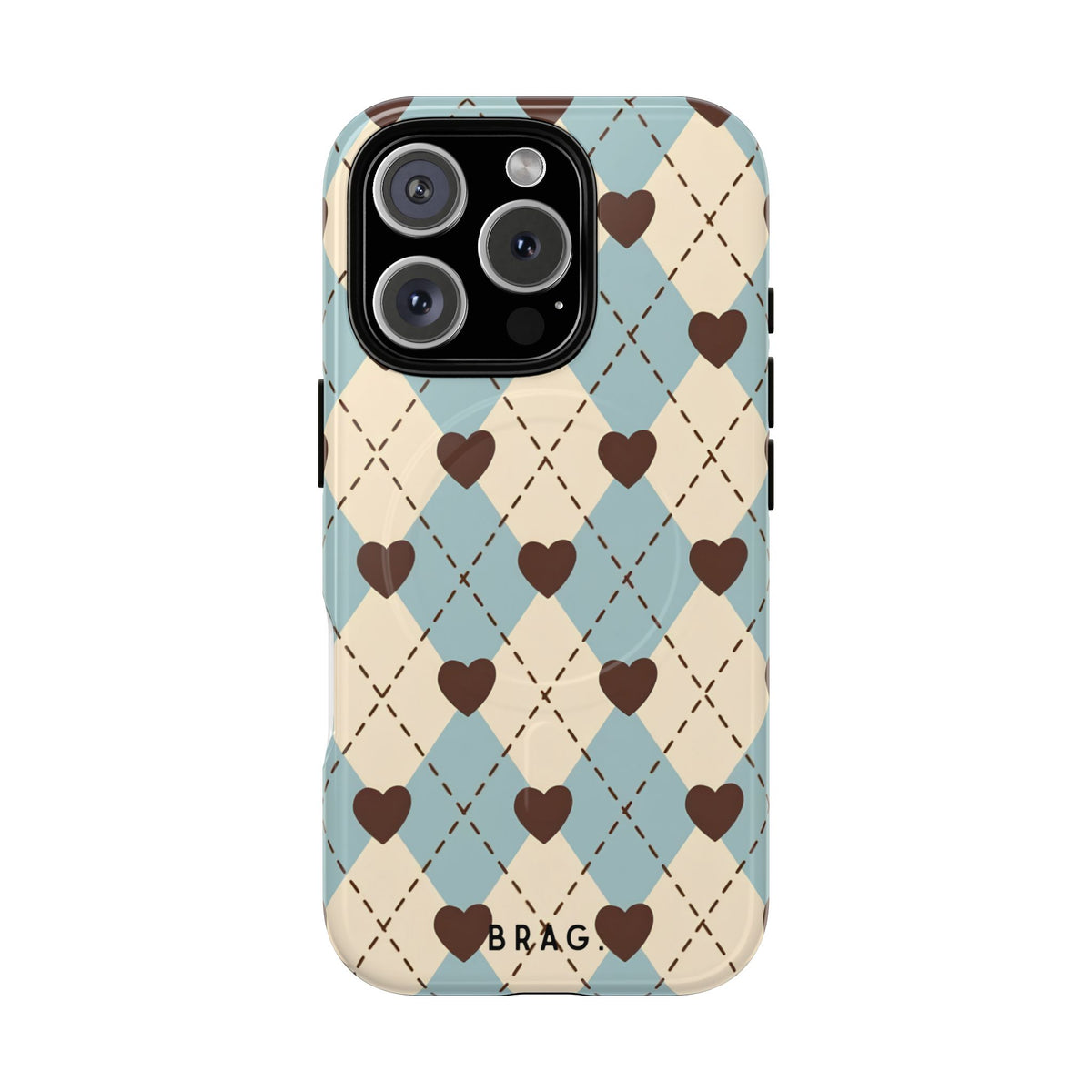 Sweetheart Plaid MagSafe Tough Phone Case — Magnetic Protective Cover