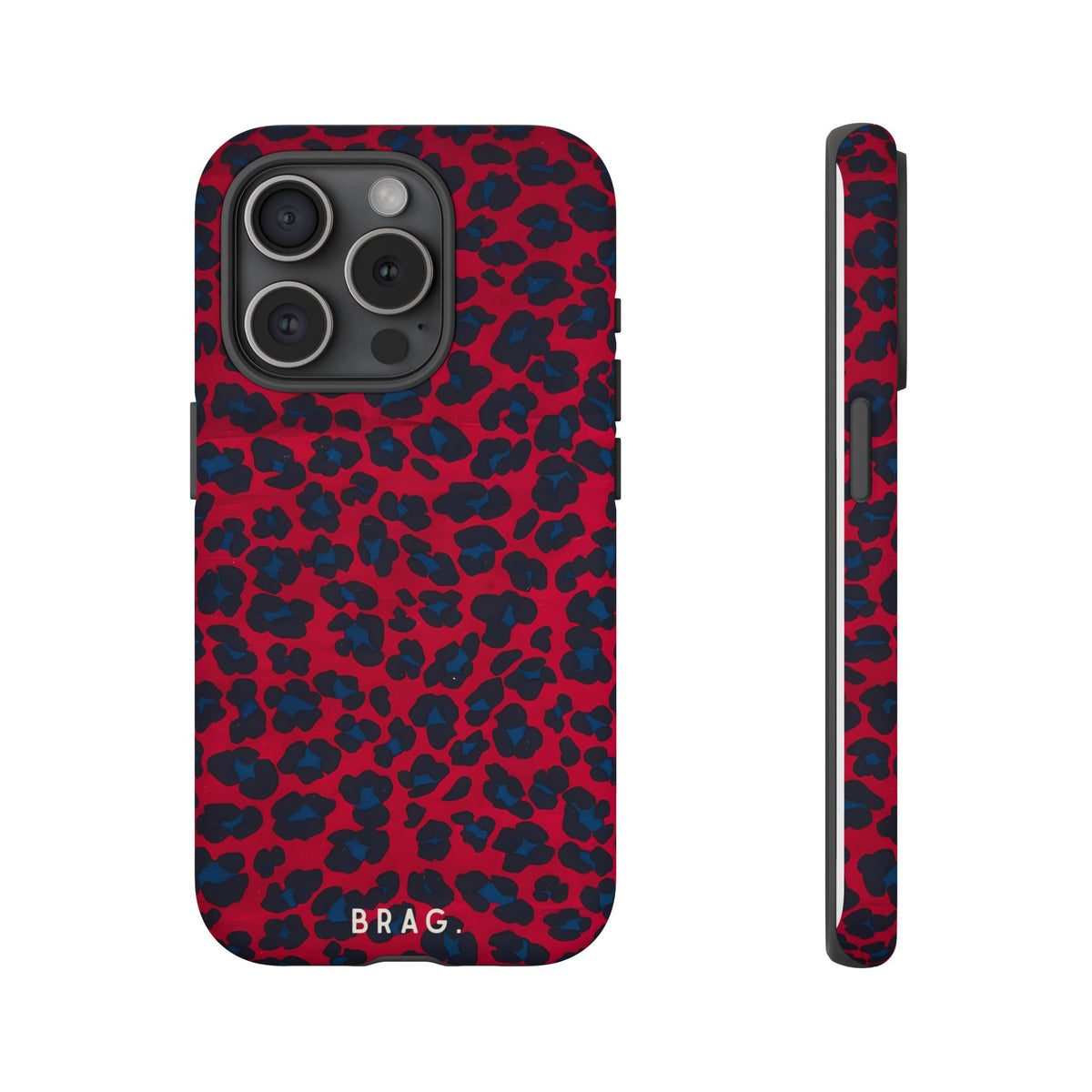 Red Flag Tough Phone Case – Shockproof Protective iPhone Cover