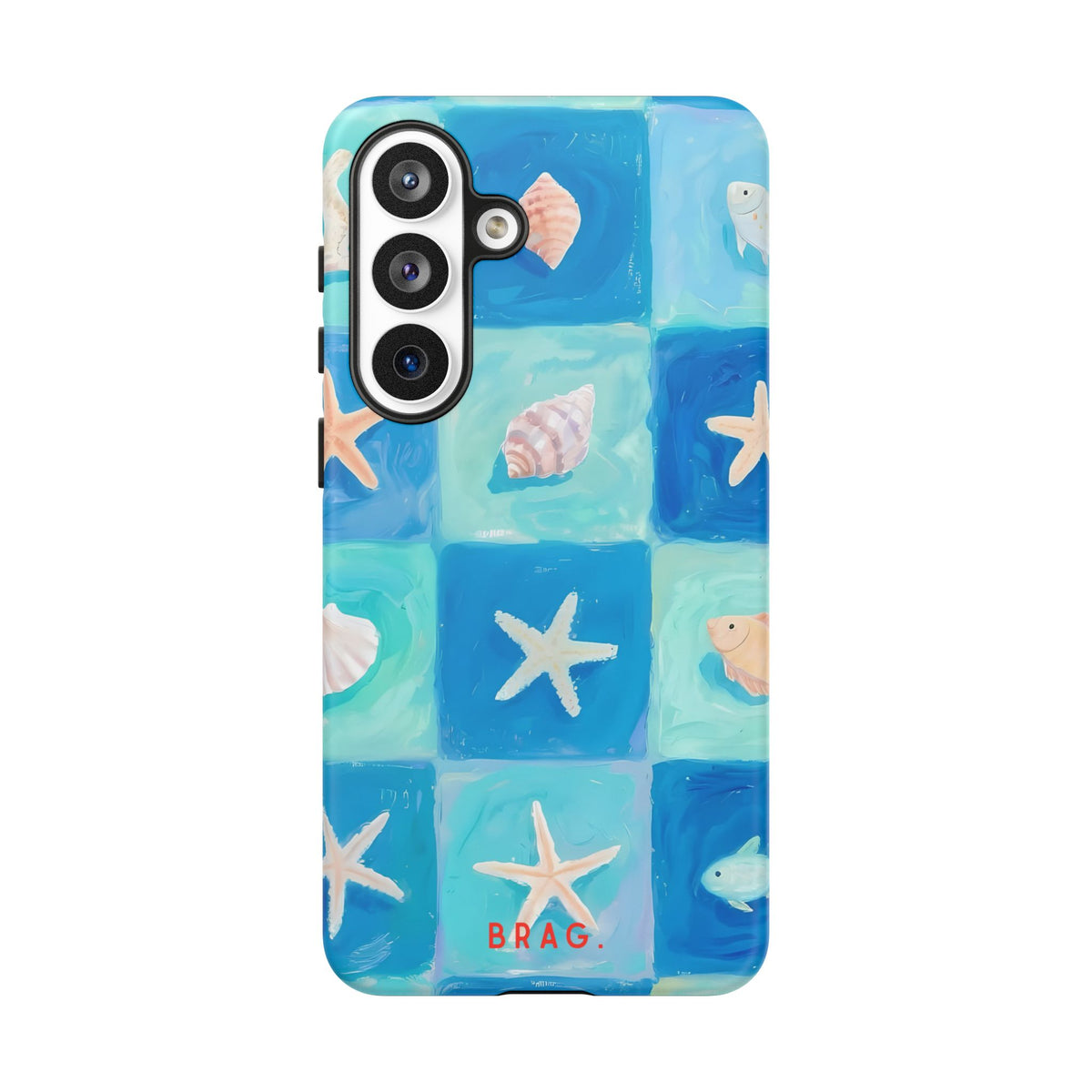Saltwater Tiles Tough Phone Case – Shockproof Protective iPhone Cover