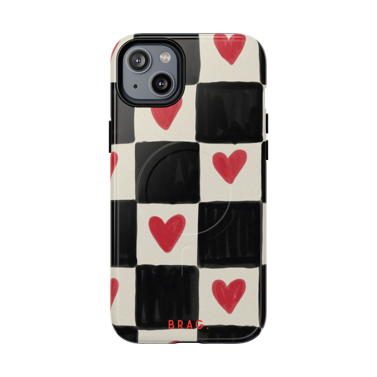 Heart Check MagSafe Tough Phone Case — Magnetic Protective Cover
