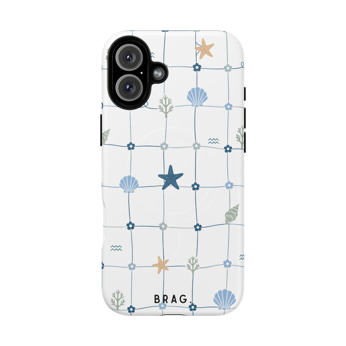 Sea Sun Sand MagSafe Tough Phone Case — Magnetic Protective Cover
