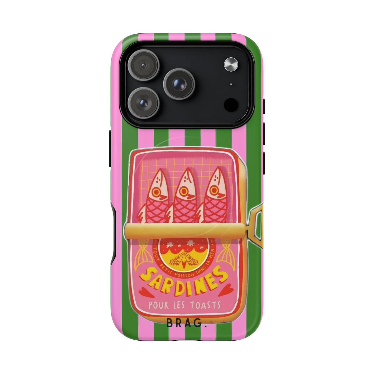 Tinned Pink MagSafe Tough Phone Case — Magnetic Protective Cover