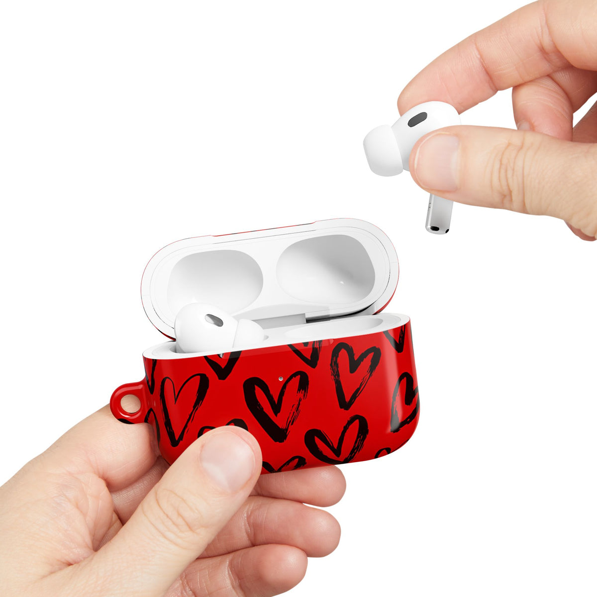 Fire heart AirPod Case – Slim Protective Charging Case