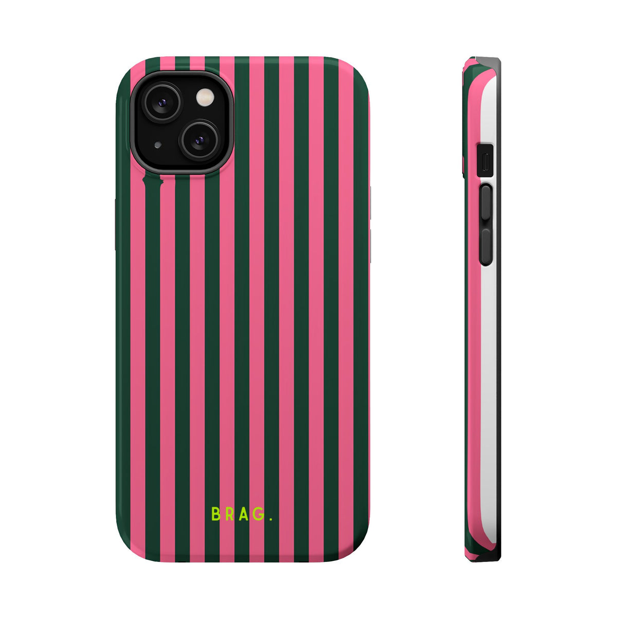 Flamingo Stripe Magnetic Impact-Resistant Phone Case