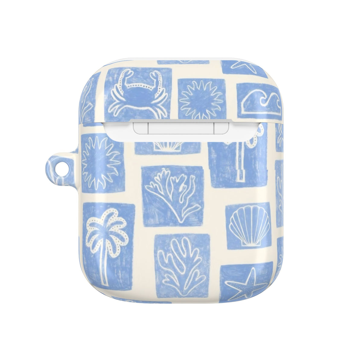 Azure Tiles AirPod Case – Slim Protective Charging Case