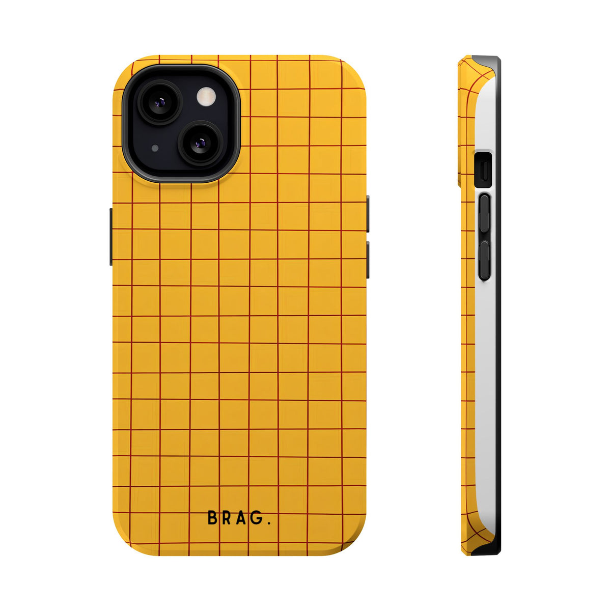 Cheese Grid Magnetic Impact-Resistant Phone Case