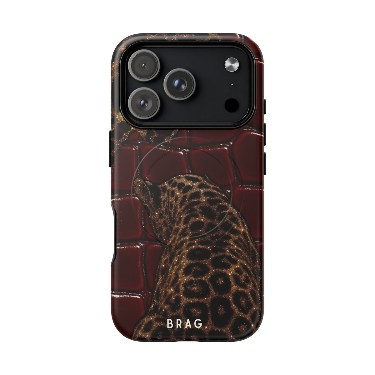 Leopard Lounge MagSafe Tough Phone Case — Magnetic Protective Cover
