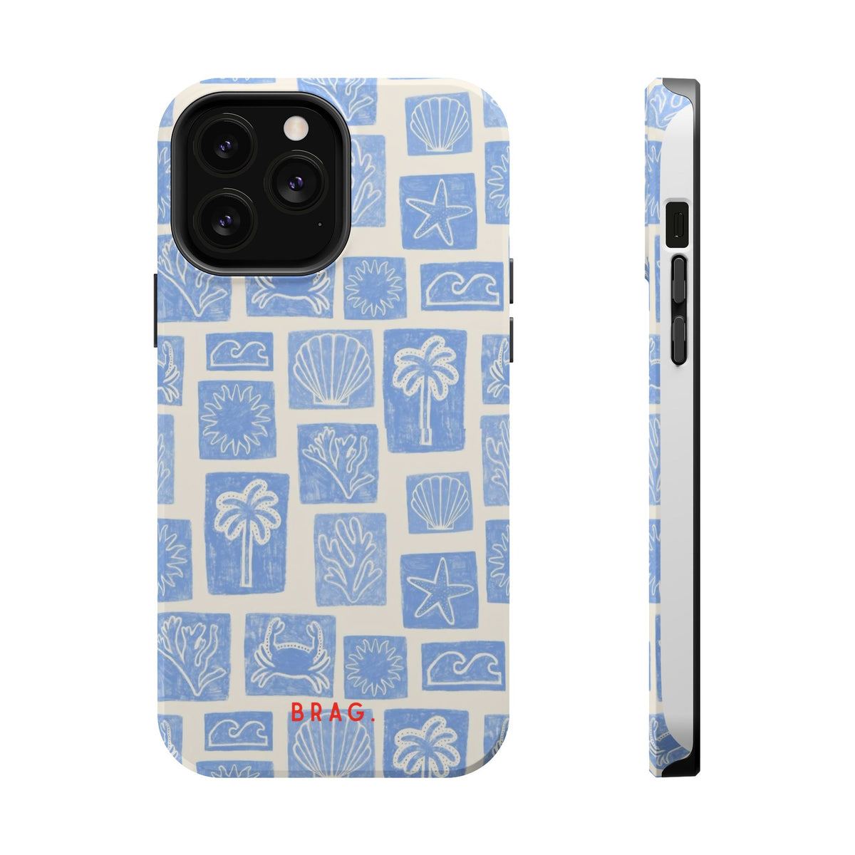 Azure Tiles Magnetic Impact-Resistant Phone Case
