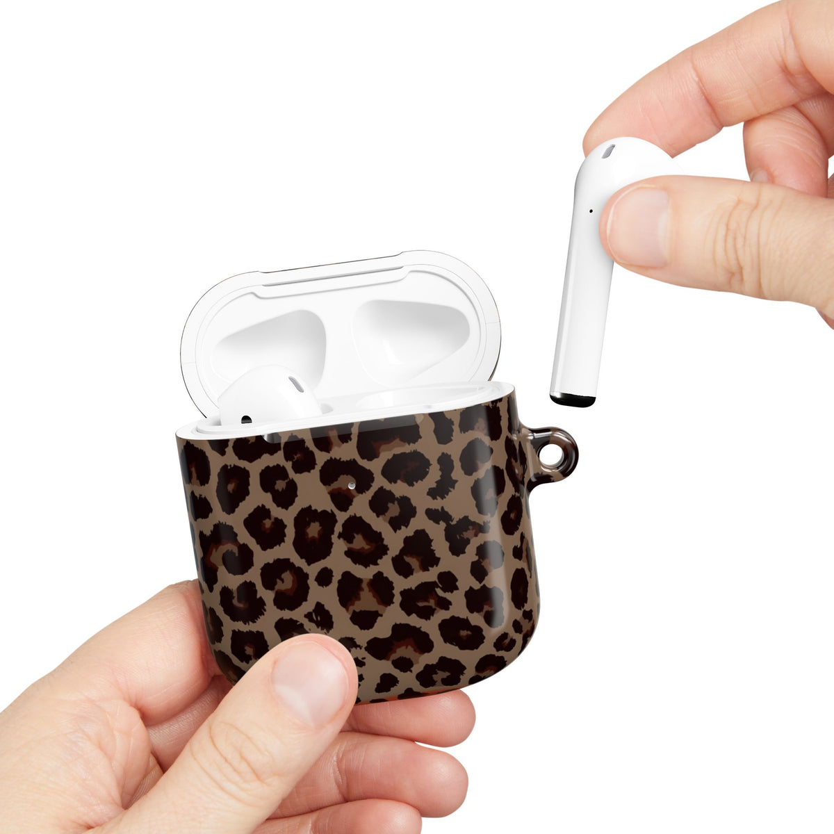 Dusky Leopard AirPod Case – Slim Protective Charging Case