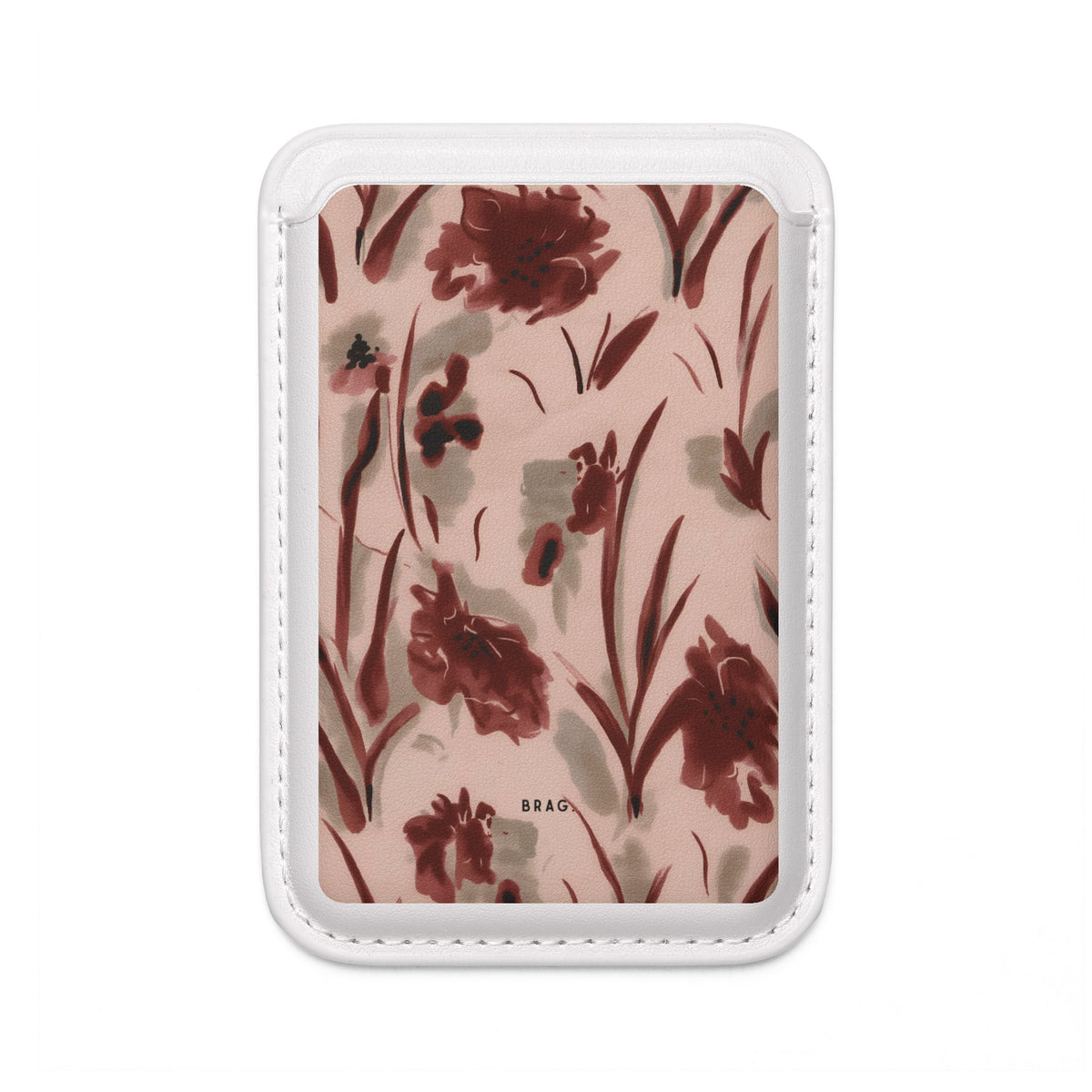 Wildflower MagSafe Vegan Wallet — Slim Phone Card Holder