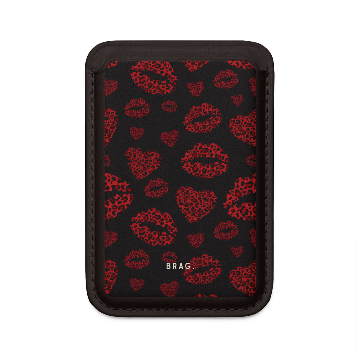 Kiss & Run MagSafe Vegan Wallet — Slim Phone Card Holder