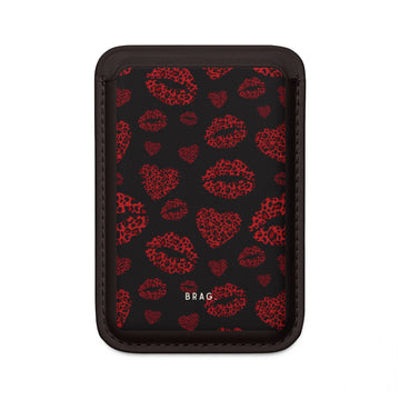 Kiss & Run MagSafe Vegan Wallet — Slim Phone Card Holder