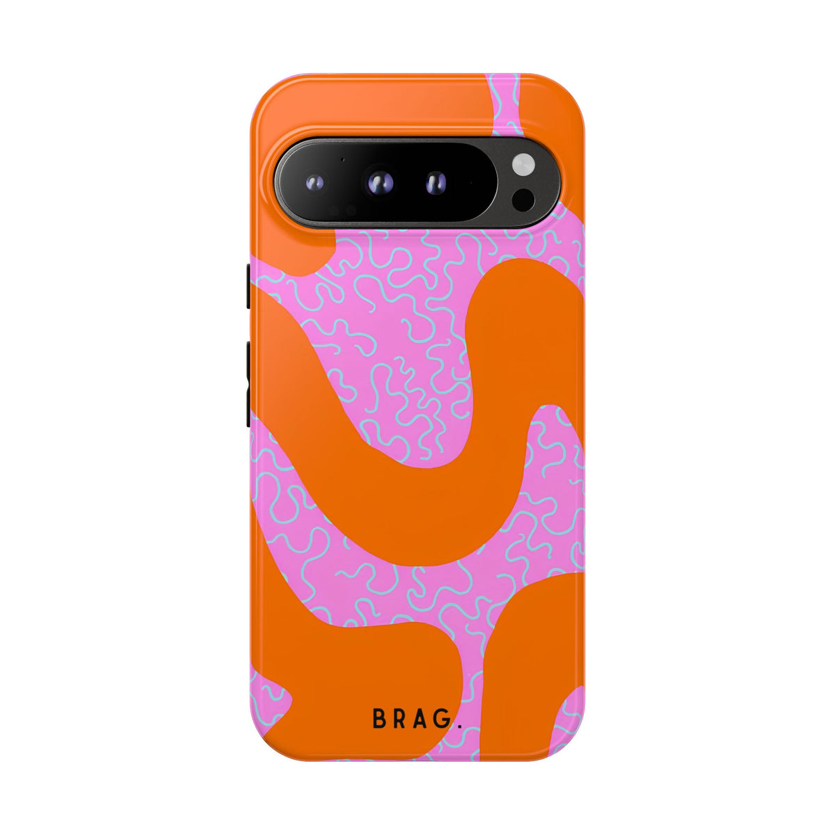 Coral Kiss Tough Phone Case – Shockproof Protective iPhone Cover