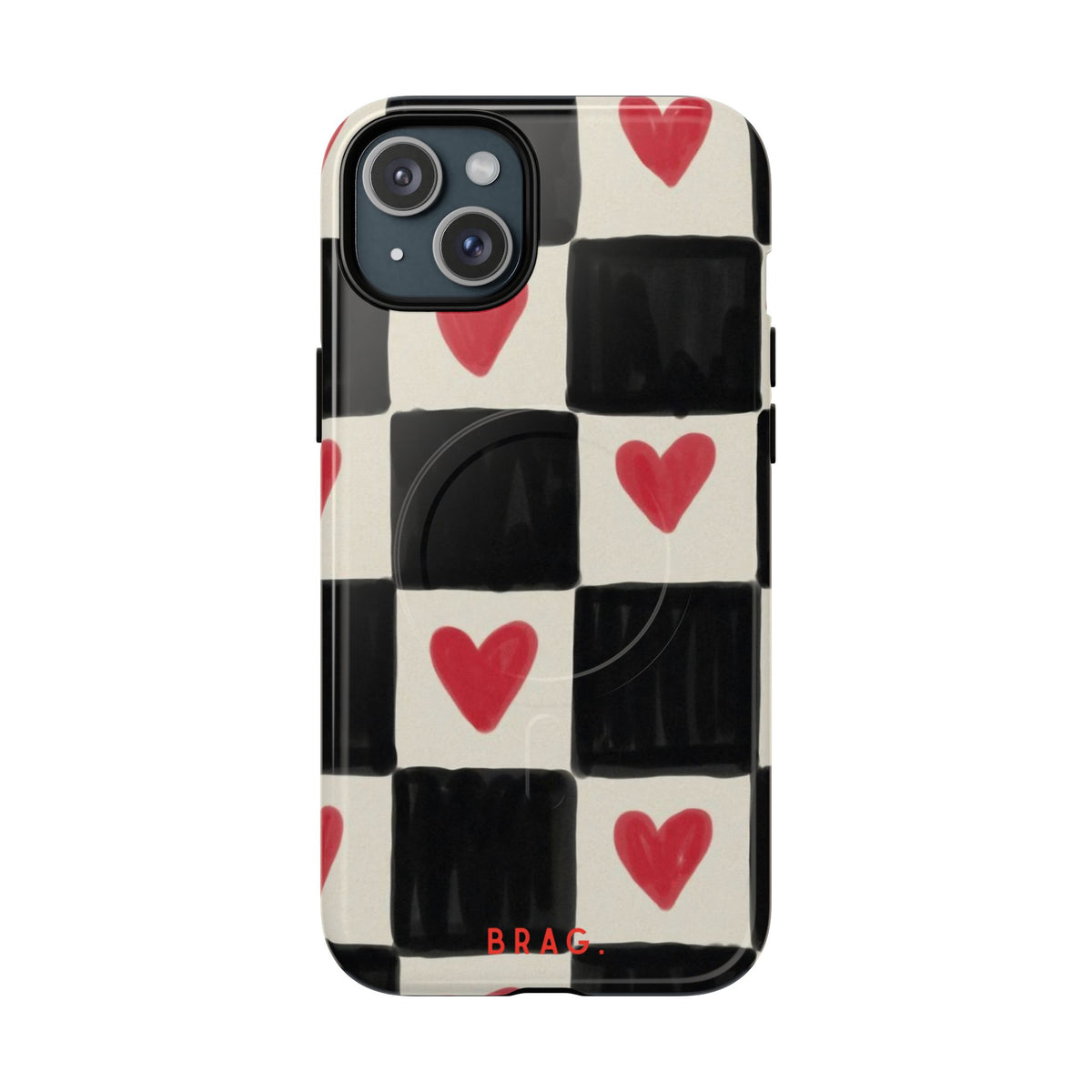 Heart Check MagSafe Tough Phone Case — Magnetic Protective Cover