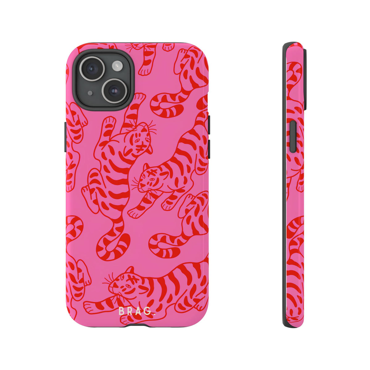 Tiger Lily Tough Phone Case – Shockproof Protective iPhone Cover