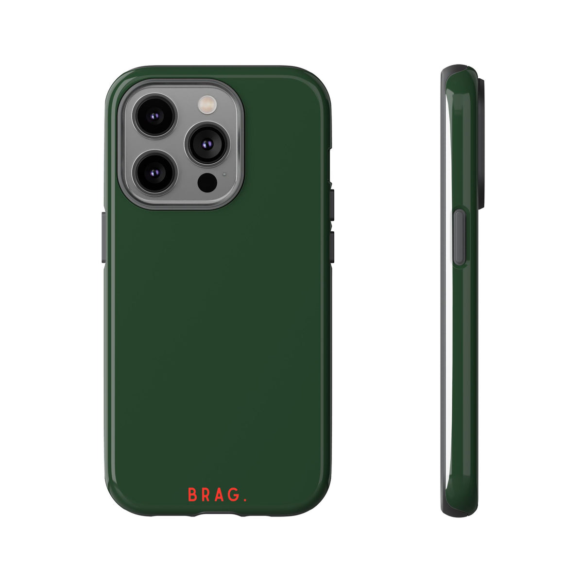 Brag Green Tough Phone Case – Shockproof Protective iPhone Cover