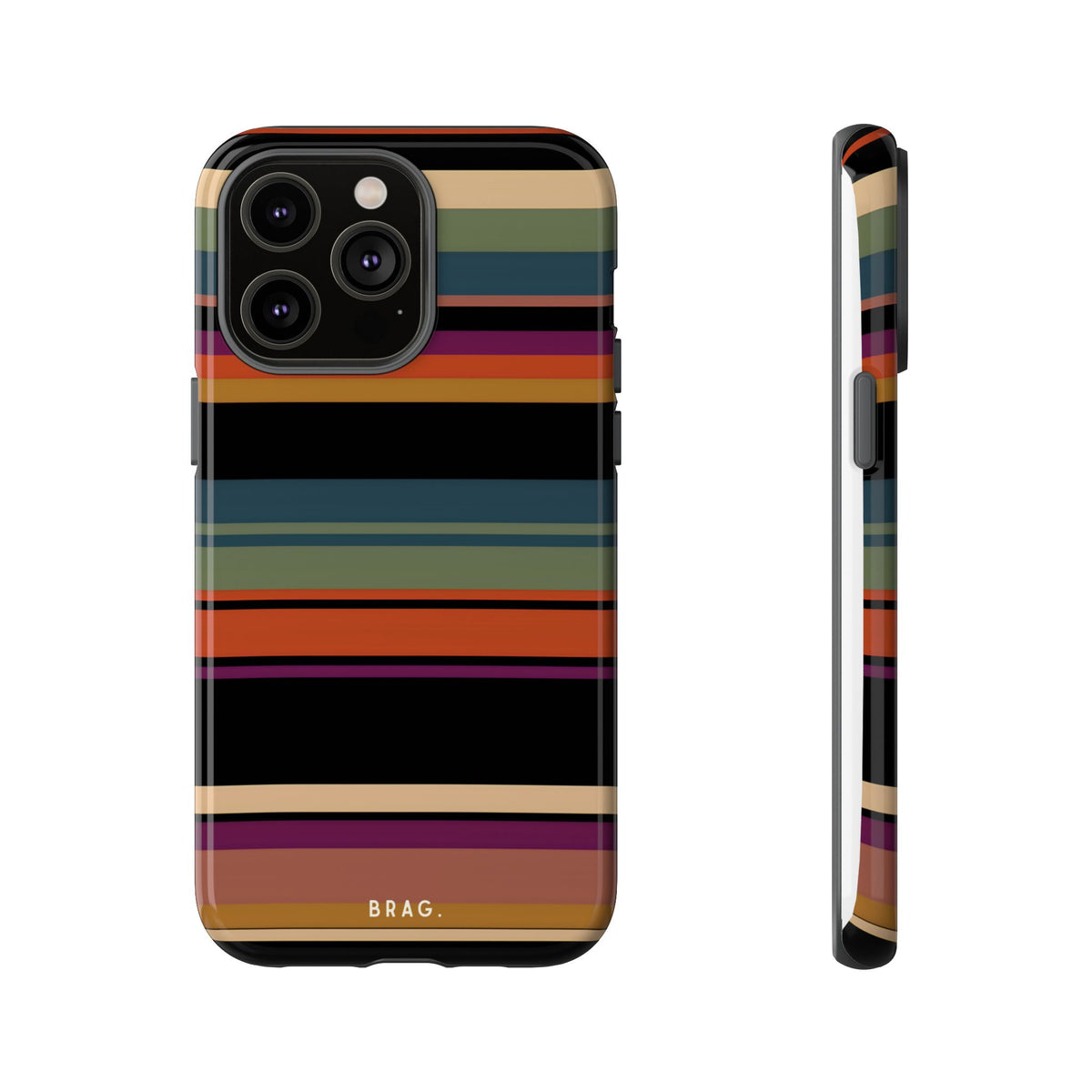 Market Stripe Tough Phone Case – Shockproof Protective iPhone Cover