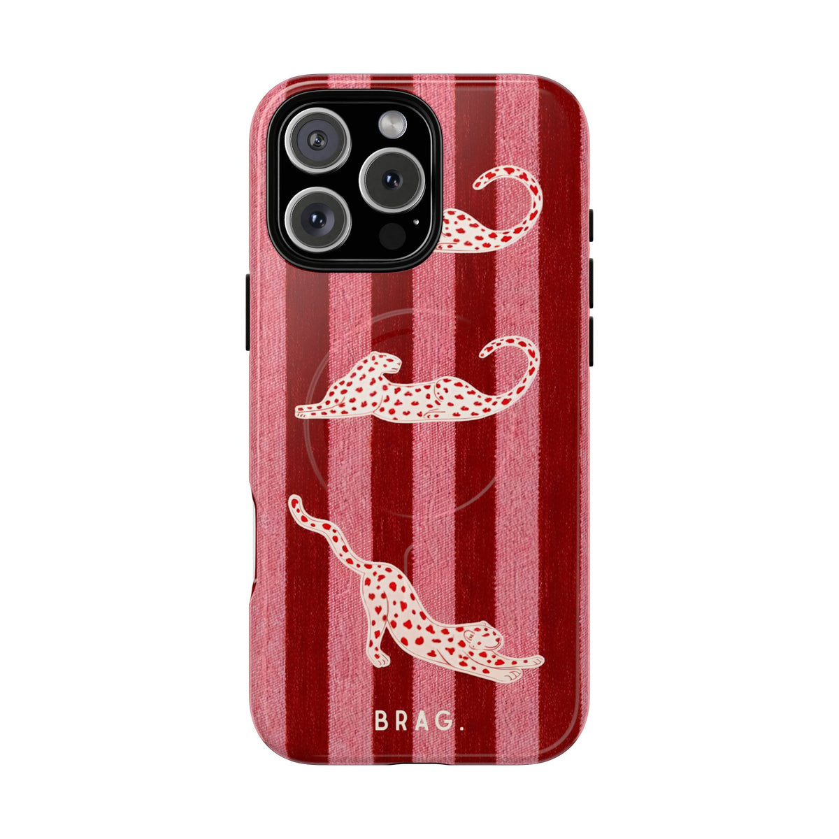 Pink Safari MagSafe Tough Phone Case — Magnetic Protective Cover
