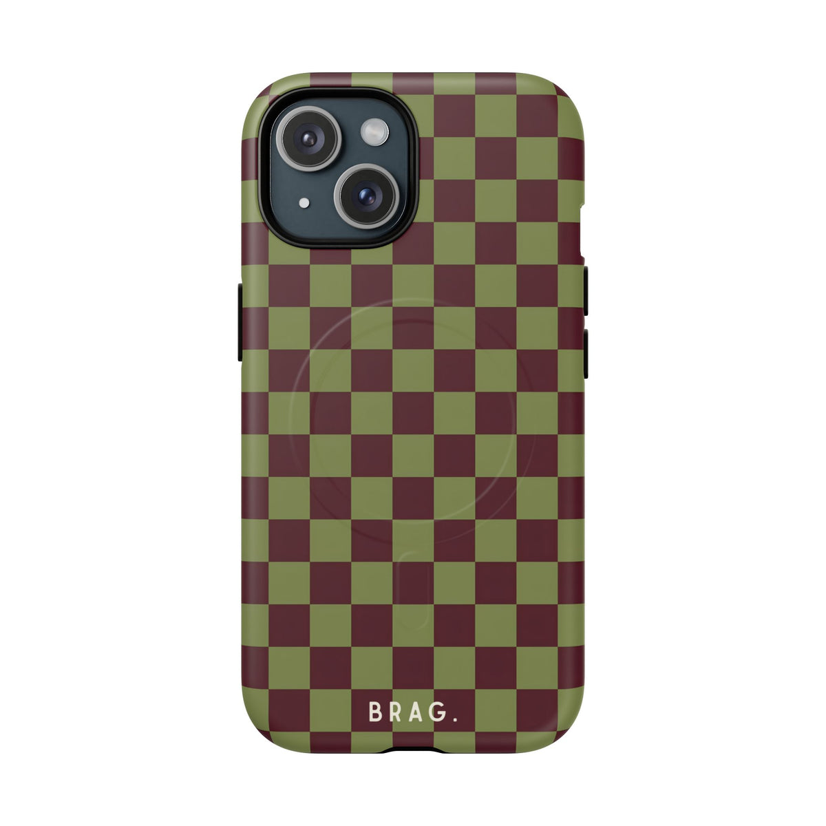 Lucky Check MagSafe Tough Phone Case — Magnetic Protective Cover