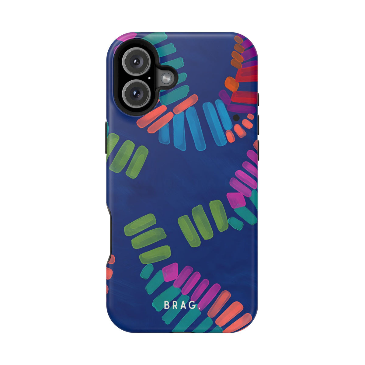Blue Palm Magnetic Impact-Resistant Phone Case
