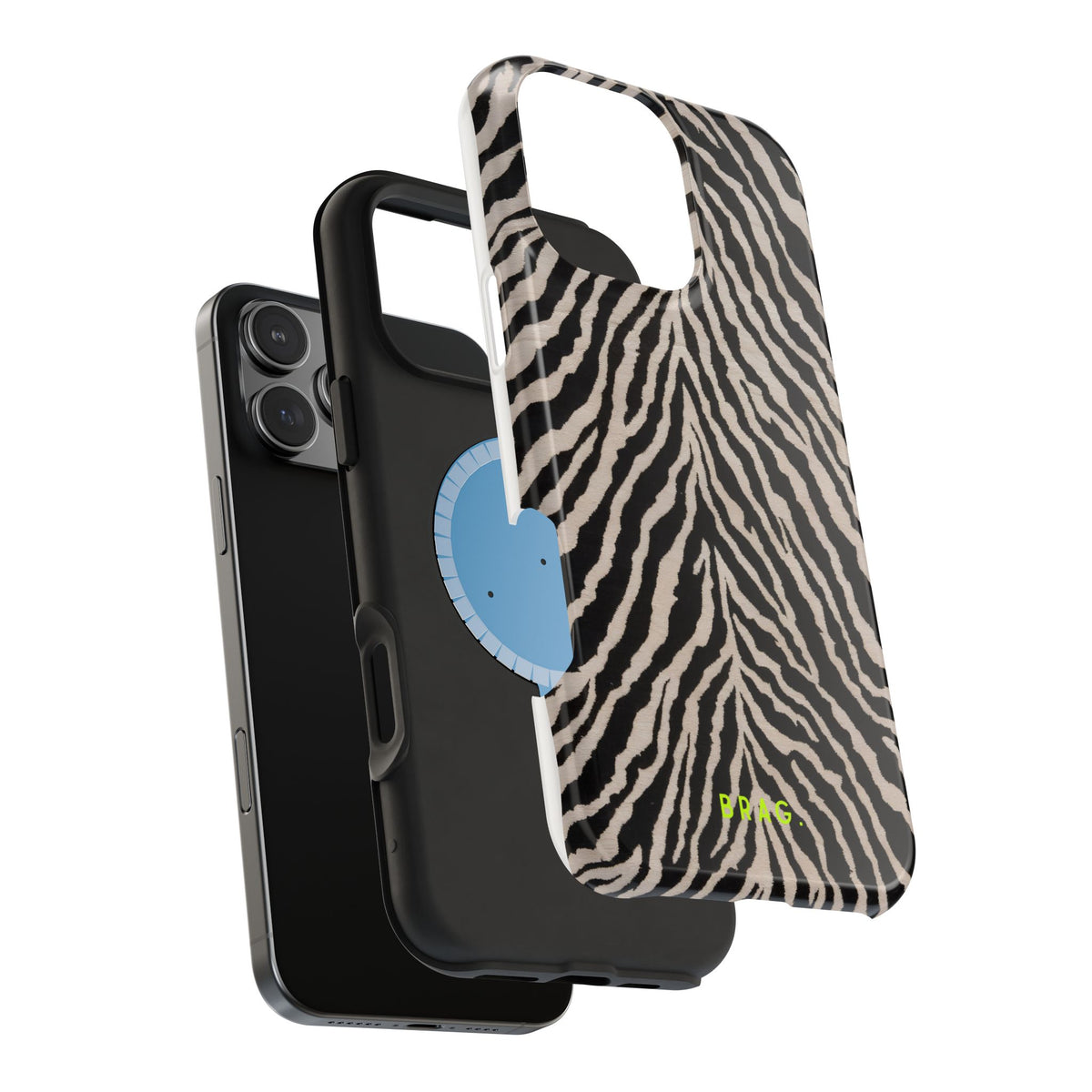 Zebraesque Magnetic Impact-Resistant Phone Case