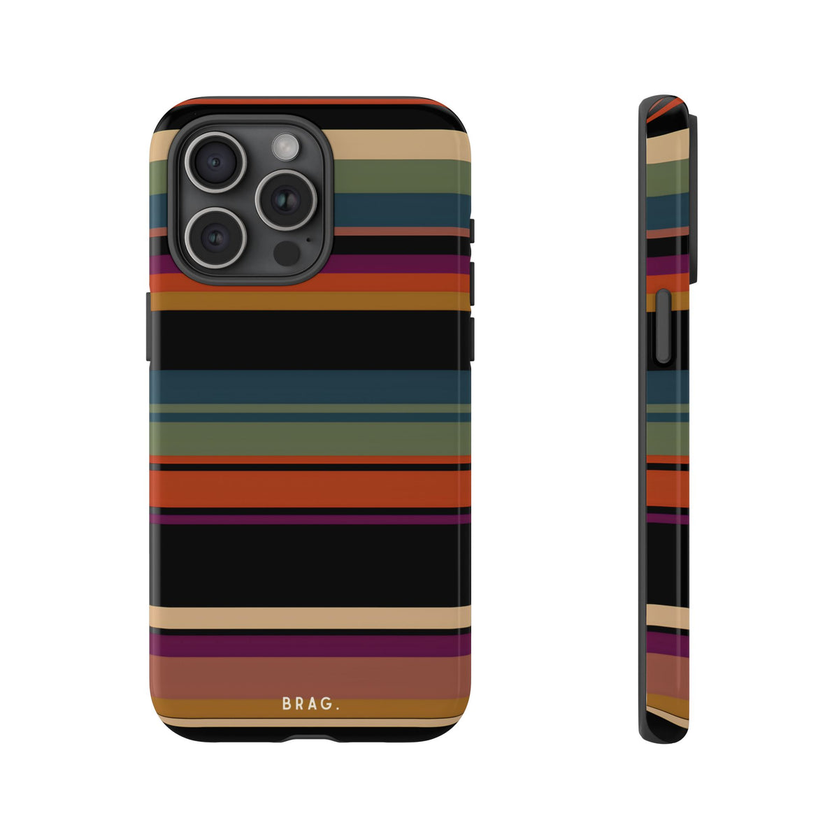 Market Stripe Tough Phone Case – Shockproof Protective iPhone Cover