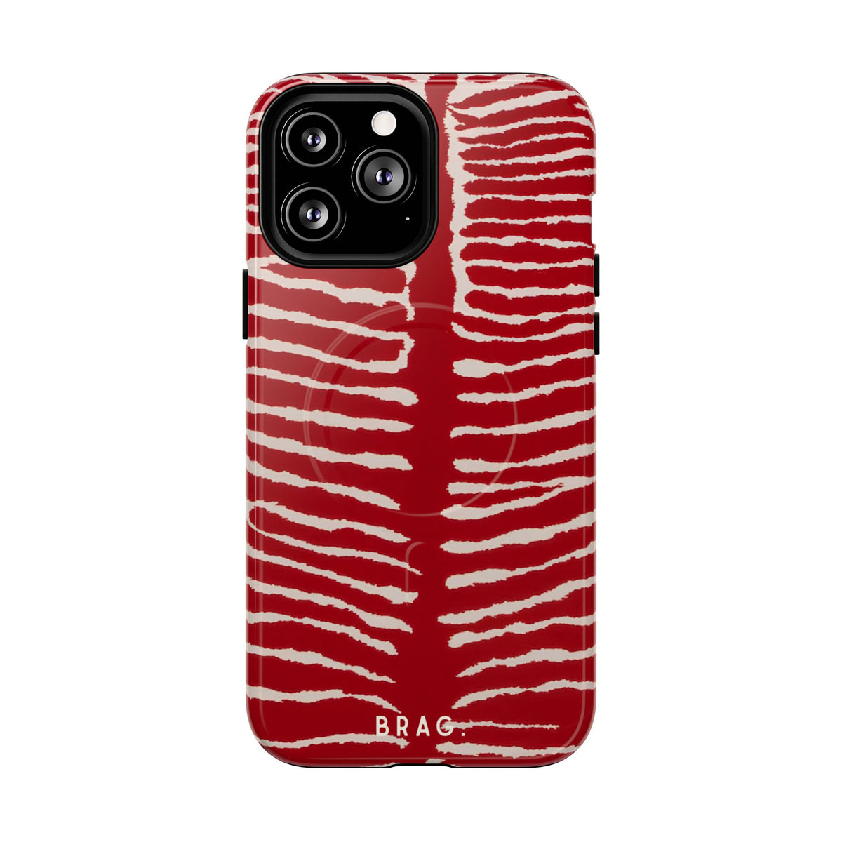 Striped Heat MagSafe Tough Phone Case — Magnetic Protective Cover