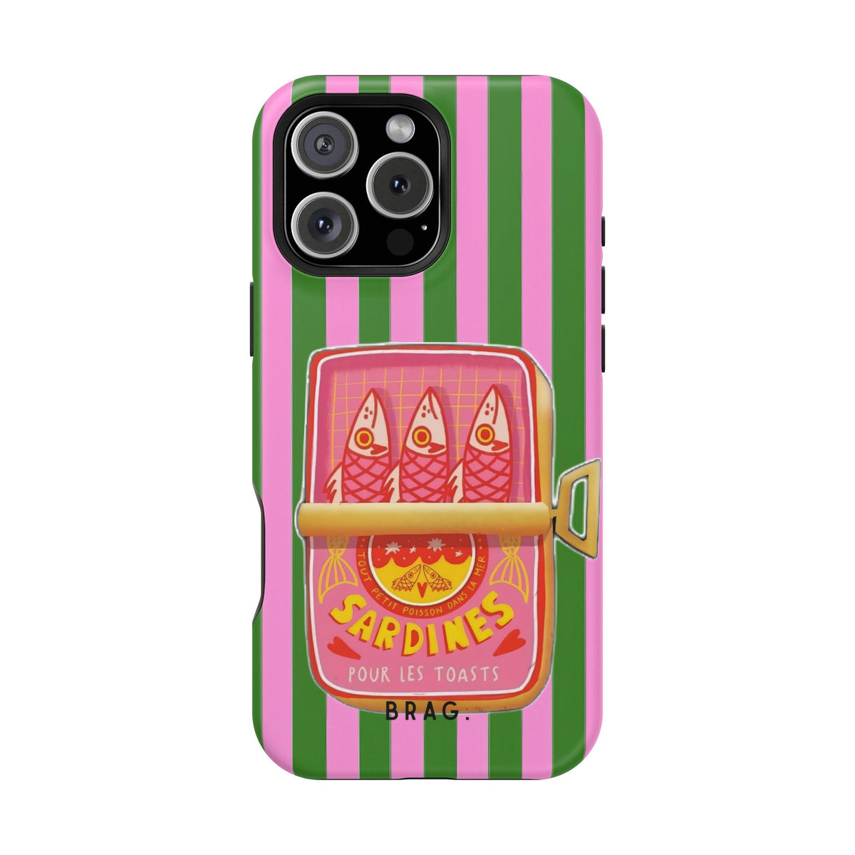 Tinned Pink Magnetic Impact-Resistant Phone Case
